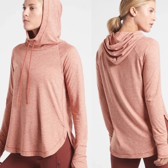 Velocity Tops - Velocity Activewear Terracotta Long Thumbhole Sleeves Top Size S #1531